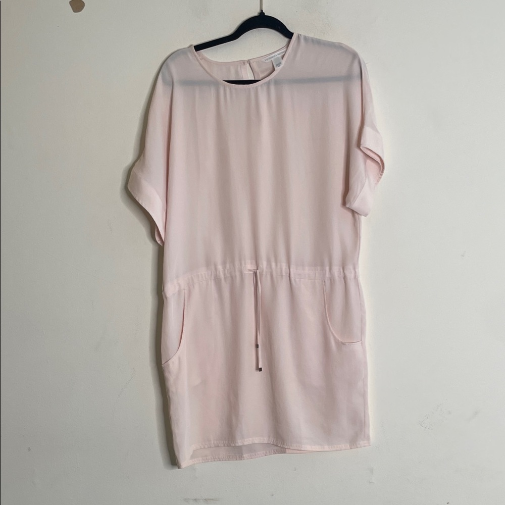 Victoria's Secret Pale Pink Swim Coverup Tunic with Drawstring